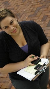 Jen Wehring of the Morristown Partnership, before Tuesday's council meeting. Photo by Kevi Coughlin