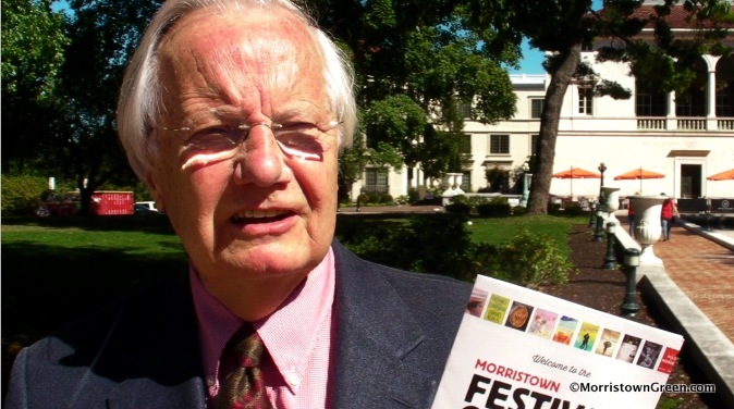 Bill Moyers at the Morristown Festival of Books. Photo by Kevin Coughlin