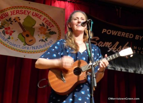 Victoria Vox performs at the 2018 NJ Uke Fest. Photo by Kevin Coughlin